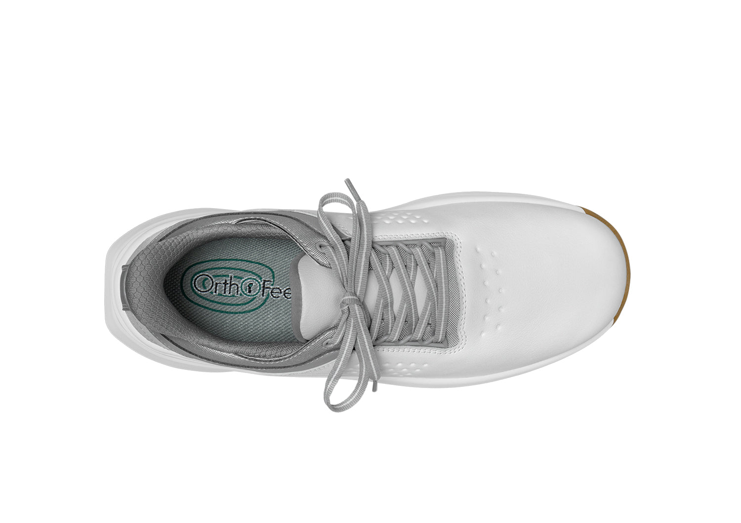 Birdie Hands-Free Golf Shoes – White | Slip-On Water Repellent Leather