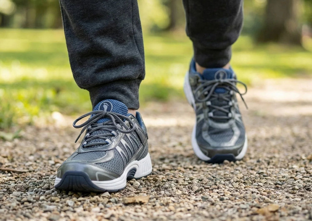 Sprint Tie-Less Sneakers – Gray | APMA Certified Hands-Free Walking Shoes