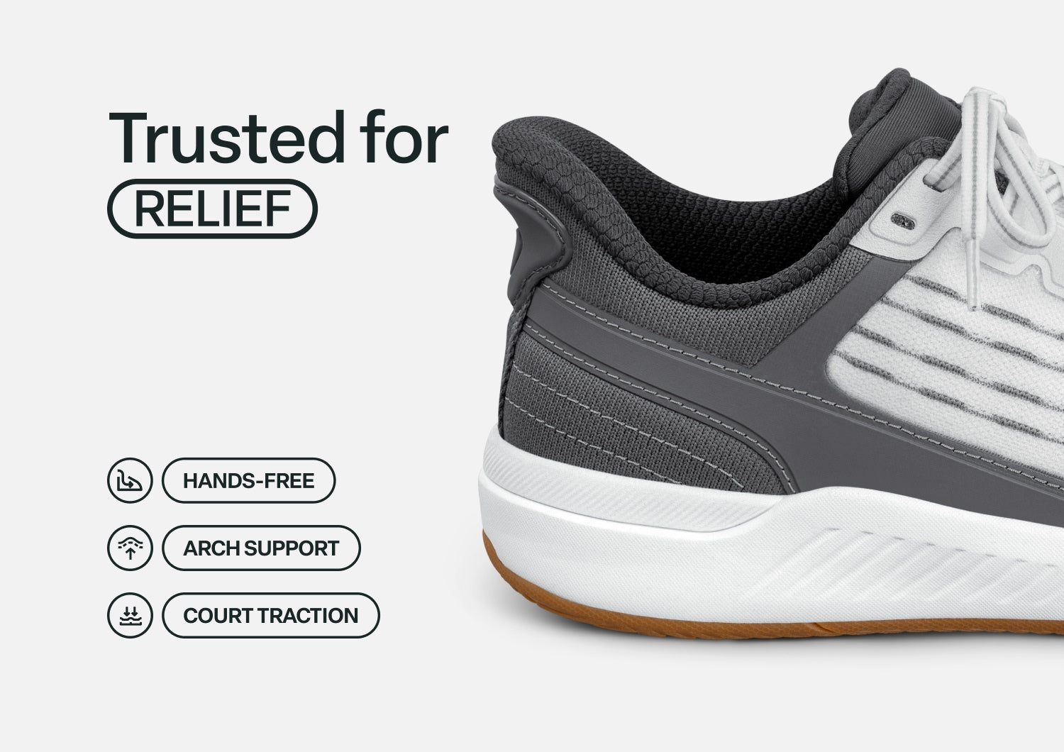 Advantage Pickleball Hands-Free - White