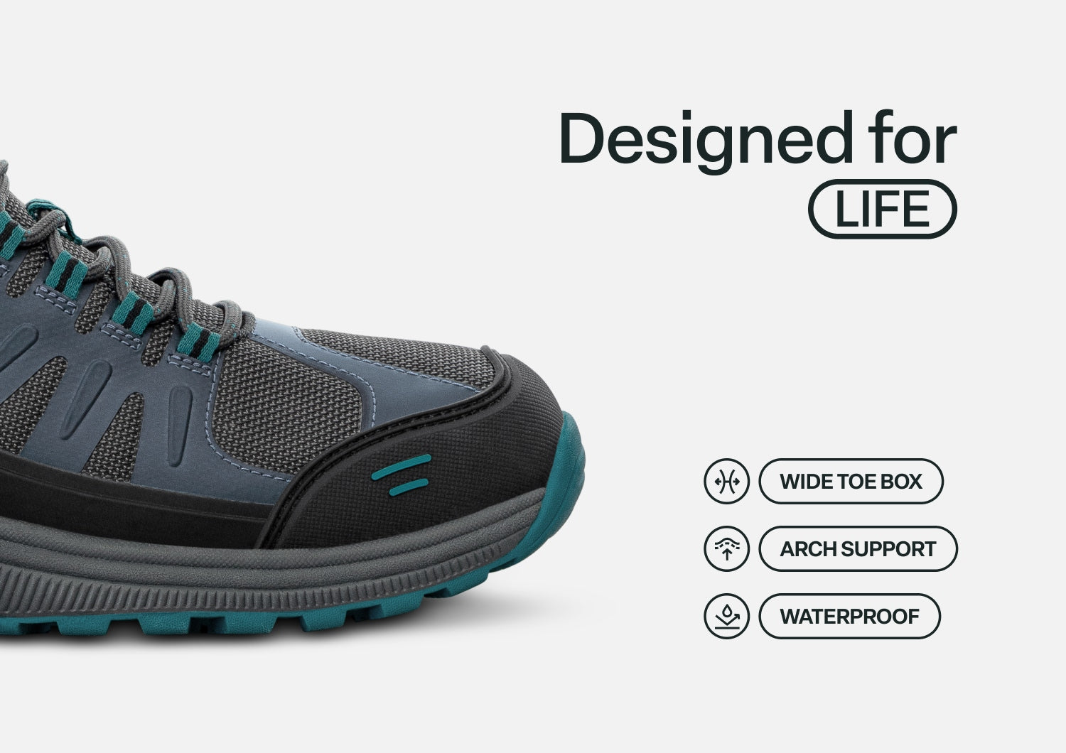 Alma Waterproof - Gray