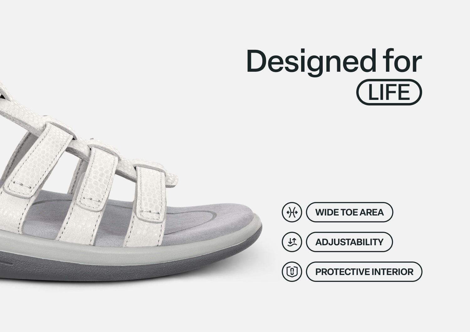 Amalfi - Snake White