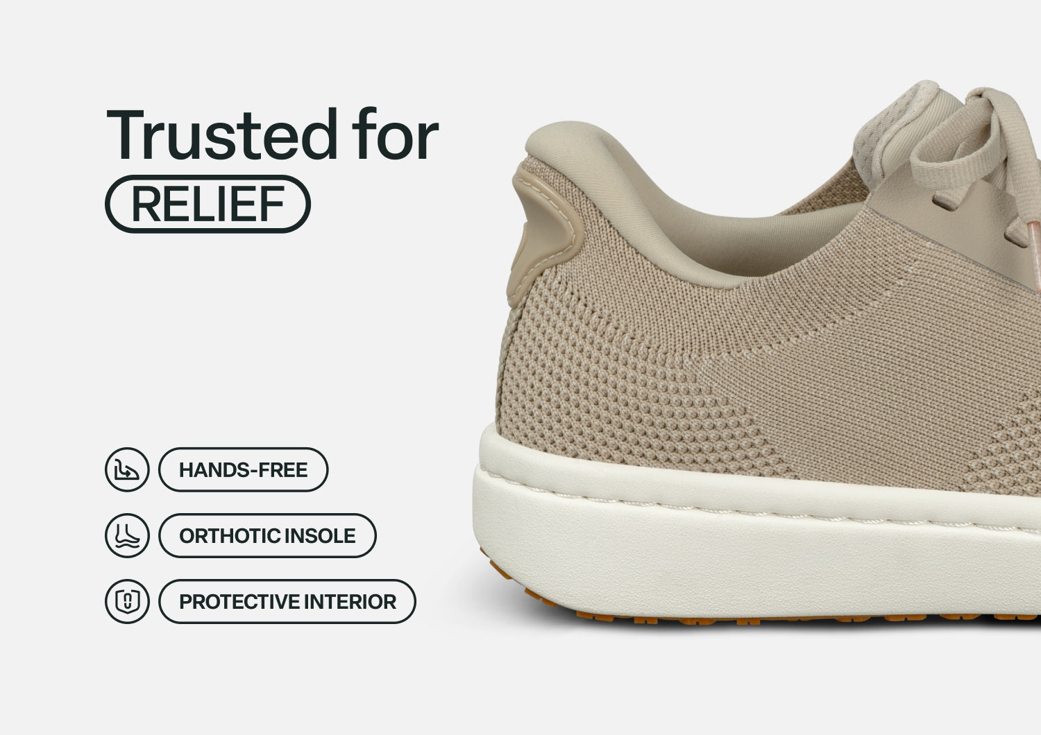 Wander Hands-Free Knit - Beige