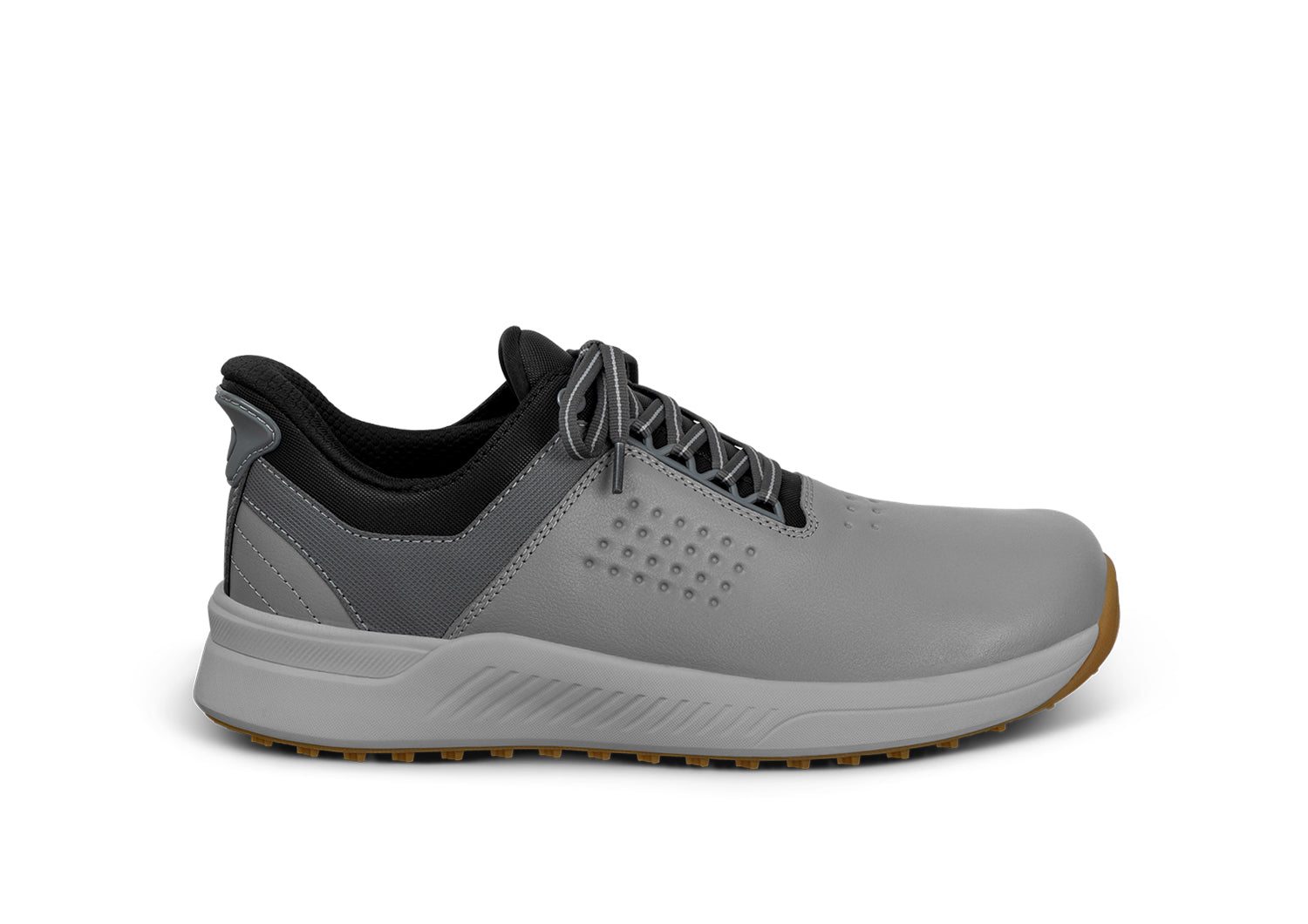 Birdie Hands-Free Golf Shoes – Gray | Slip-On Water Repellent Leather